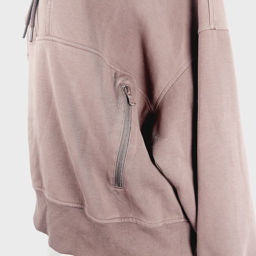 Old Navy Women's Brown Dynamic Fleece Half-Zip Pullover Sweatshirt Size 2X - Picture 7 of 12
